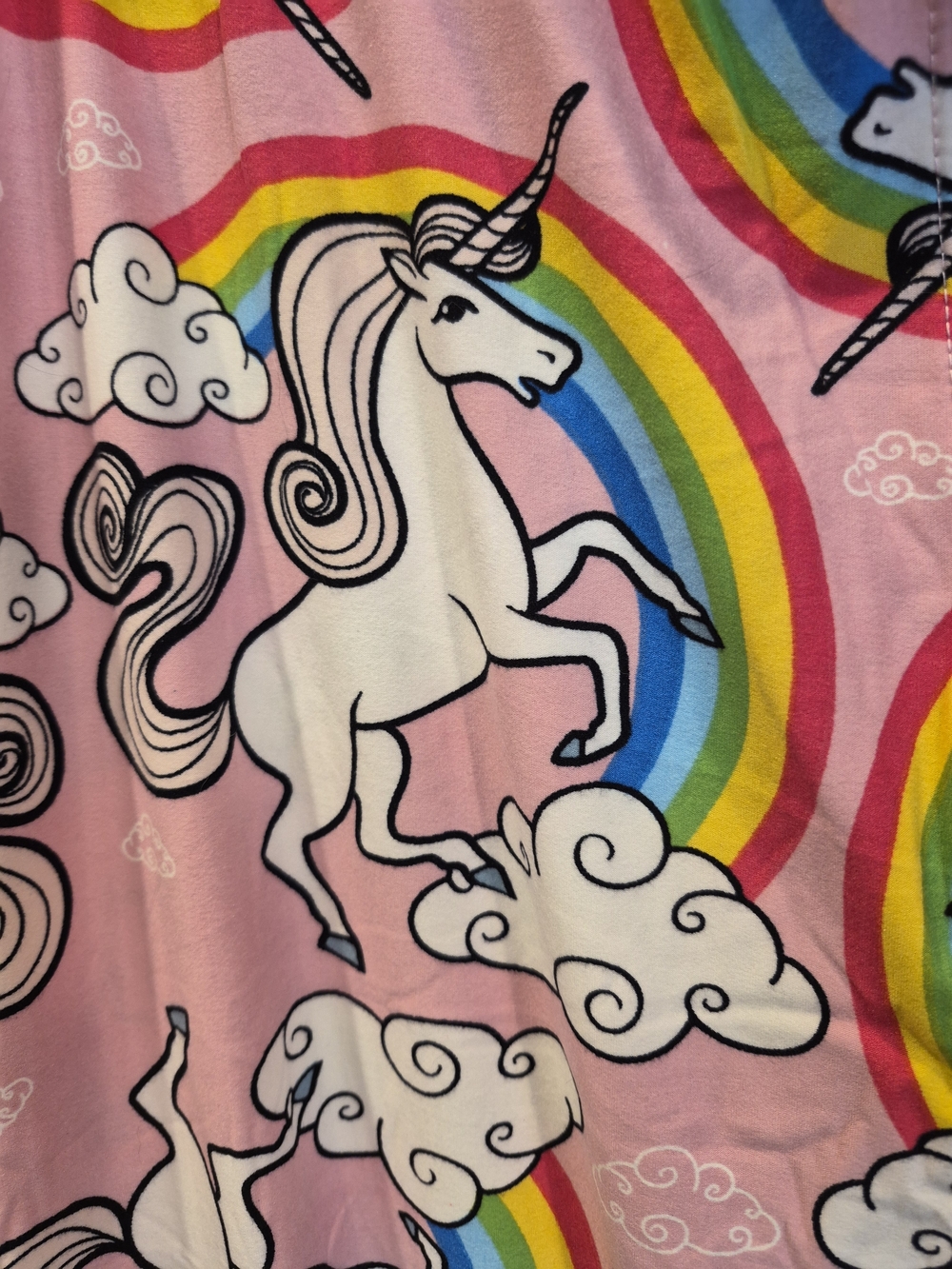 5/25 New Mix Pink Unicorn Rainbow Leggings - Picture 3 of 4